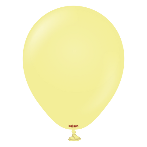 Macaron Yellow Latex Balloons by Kalisan