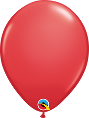Red Latex Balloons by Qualatex
