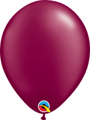 Pearl Burgundy Latex Balloons by Qualatex