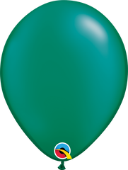 Pearl Emerald Green Latex Balloons by Qualatex