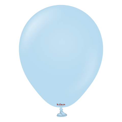 Macaron Blue Latex Balloons by Kalisan
