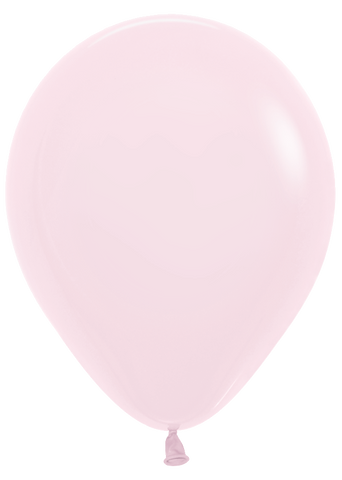 Pastel Matte Pink Latex Balloons by Sempertex