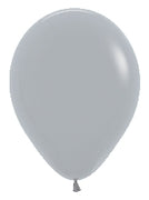 Deluxe Grey Latex Balloons by Sempertex