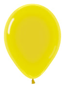 Crystal Yellow Latex Balloons by Sempertex