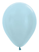 Pearl Blue Latex Balloons by Sempertex