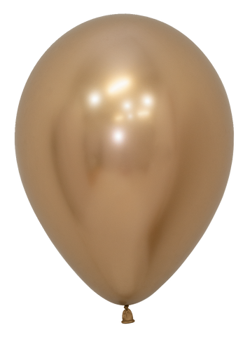 Reflex Gold Latex Balloons by Sempertex
