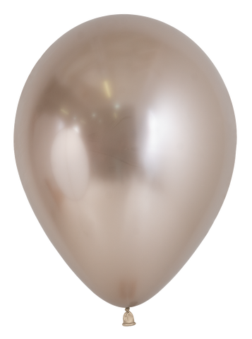 Reflex Champagne Latex Balloons by Sempertex