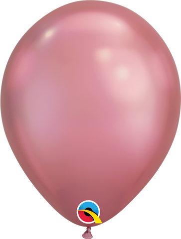 Chrome Mauve Latex Balloons by Qualatex