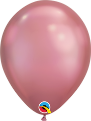 Chrome Mauve Latex Balloons by Qualatex