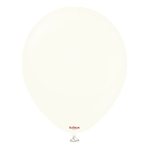 Retro White Latex Balloons by Kalisan