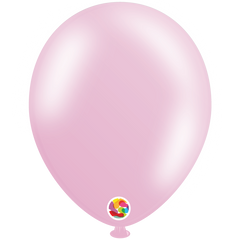 Metallic Baby Pink Latex Balloons by Balloonia