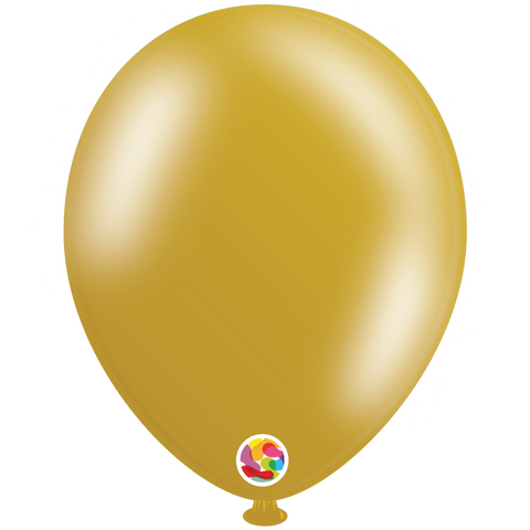 Metallic Gold Latex Balloons by Balloonia