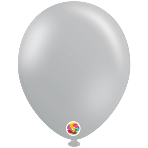 Gray Latex Balloons by Balloonia