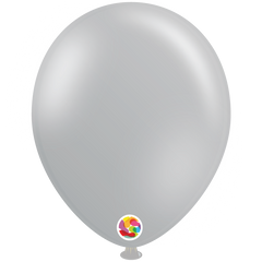 Gray Latex Balloons by Balloonia