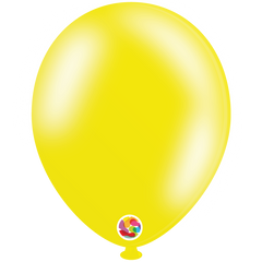 Metallic Yellow Lemon Latex Balloons by Balloonia