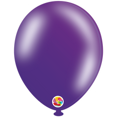 Metallic Purple Latex Balloons by Balloonia