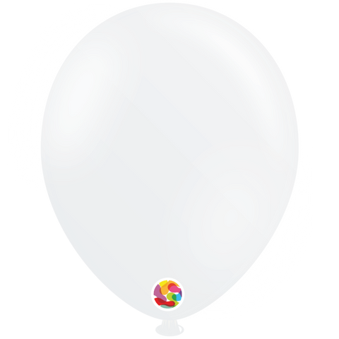 White Latex Balloons by Balloonia
