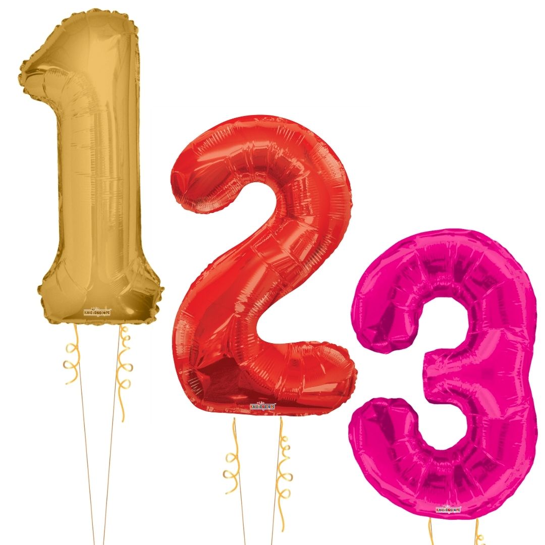 Convergram Kaleidoscope 34" Balloon Numbers instaballoons Wholesale