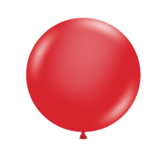 Crystal Red Latex Balloons by Tuftex