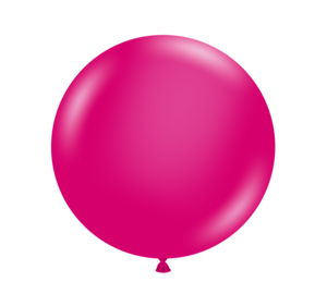 Crystal Magenta Latex Balloons by Tuftex
