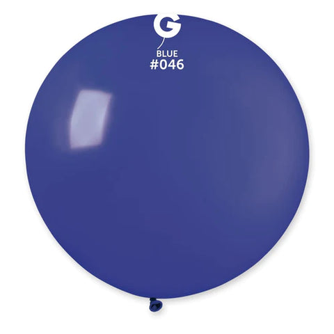 Navy Blue Latex Balloons by Gemar