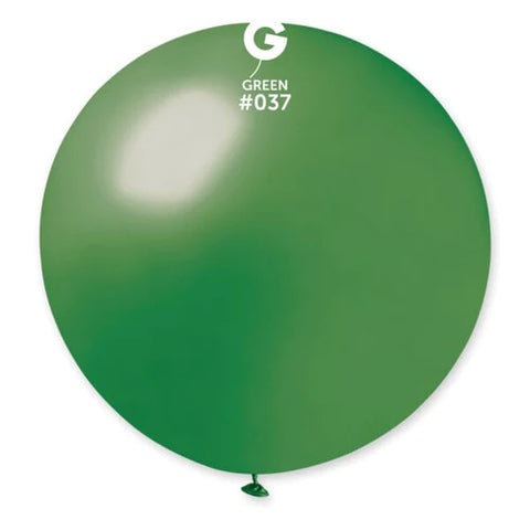 Metallic Green #37 Latex Balloons by Gemar
