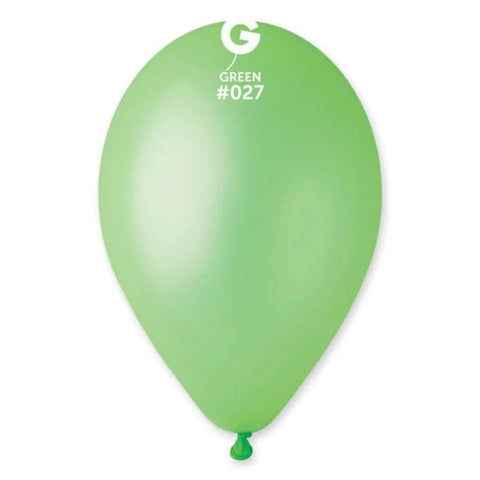 Neon Green Latex Balloons by Gemar