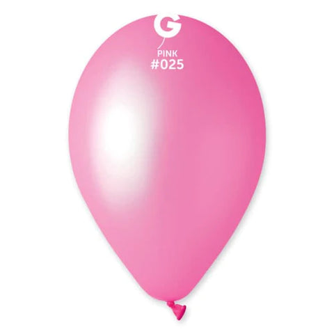 Neon Pink Latex Balloons by Gemar