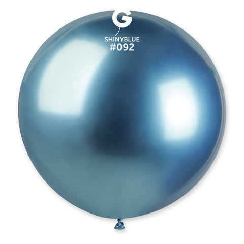 Shiny Blue Latex Balloons by Gemar