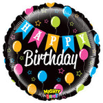 Happy Banner Birthday 21" Mighty Bright Balloon