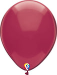 Crystal Burgundy 12″ Latex Balloons (50 count)