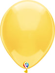 Crystal Yellow 12″ Latex Balloons (50 count)