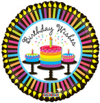 Birthday Cupcakes 9" Air-fill Balloon (requires heat sealing)