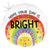 Bright Day Rainbow Sun - Holographic 18" Balloon