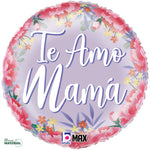 Satin Floral Te Amo Mama 18″ Balloon