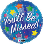 You'll be Missed Stars 18" Balloon