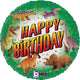 Happy Birthday Dinosaur 18" Balloon