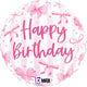 Pretty Pink Bow Birthday 18" Balloon