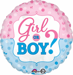 Gender Reveal 17" Balloon