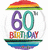 Rainbow Birthday 60 17" Balloon