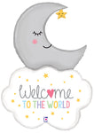 Welcome Baby Moon 42" Balloon