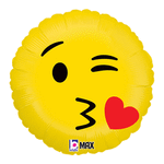 Emoji Kiss 18" Balloon