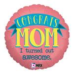 Awesome Mom 18" Balloon