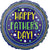 Happy Father's Day Circles Stars 17" Balloon