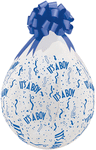 It's A Boy-A-Round Clear 18″ Latex Balloons (25 count)
