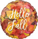 Hello Fall Leaves 17" Balloon