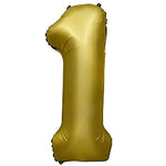 Number 1 - Metal Balloons - Vintage Gold 32″ Balloon