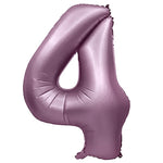 Number 4 - Metal Balloons - Purple Lilac 32″ Balloon