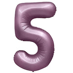 Number 5 - Metal Balloons - Purple Lilac 32″ Balloon