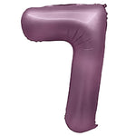Number 7 - Metal Balloons - Purple Lilac 32″ Balloon